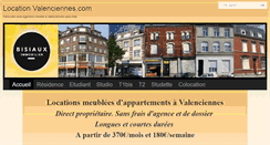 Desktop Screenshot of locationvalenciennes.com